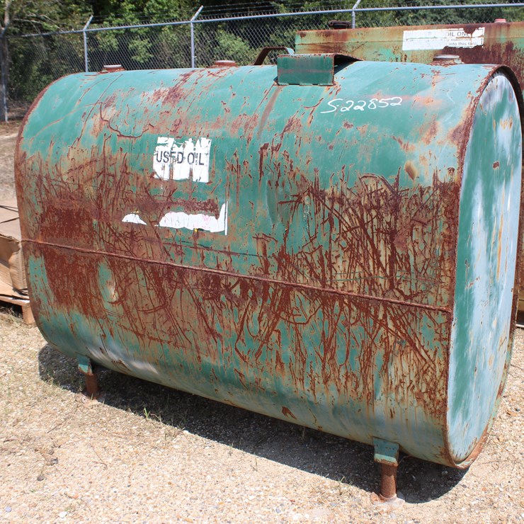 #22852 • USED OIL TANK, 250 GALLON SKID MTD
