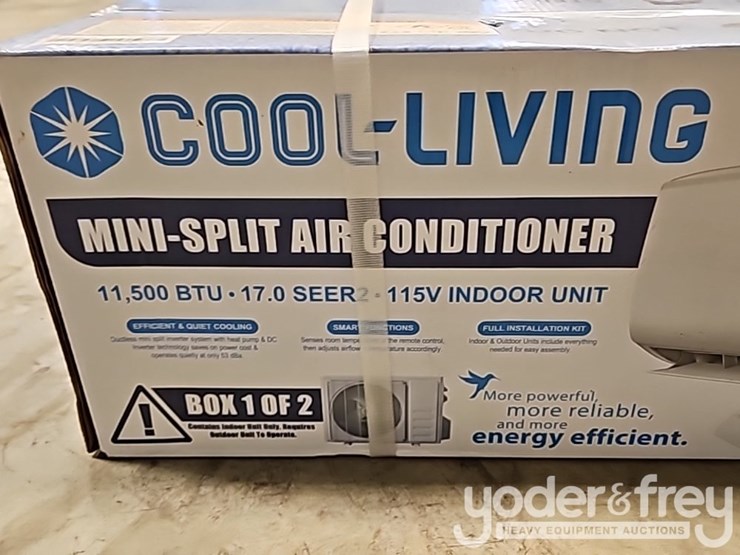 unused-cool-living-12,000-btu-mini-split-heat-&-cool-complete-diy-kit--115-volt-image-7