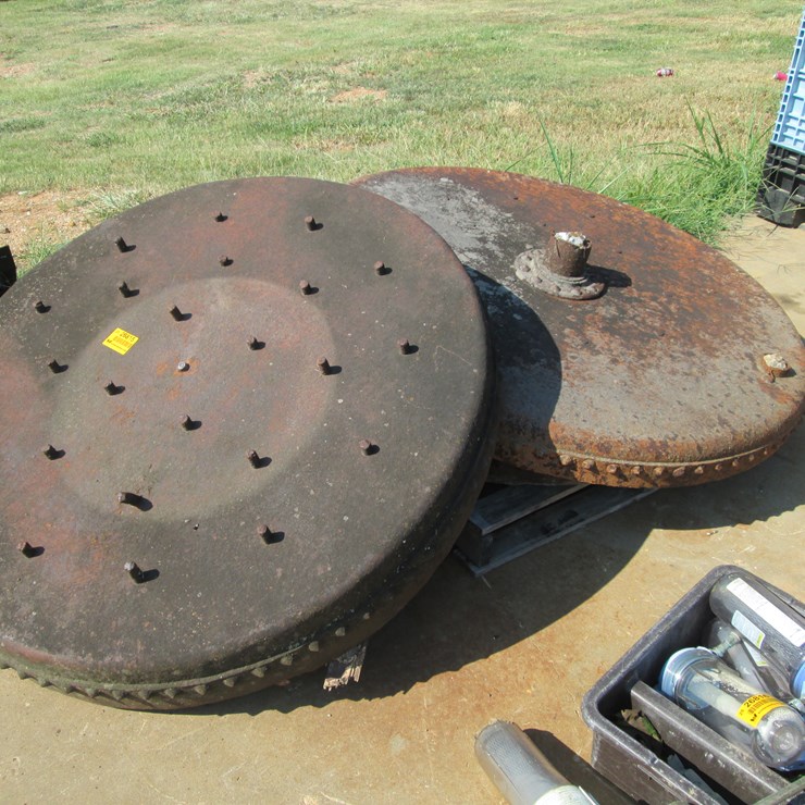 #82 • #26815 • Lot of (2) 50 1/2" & 56" Train Car Ends