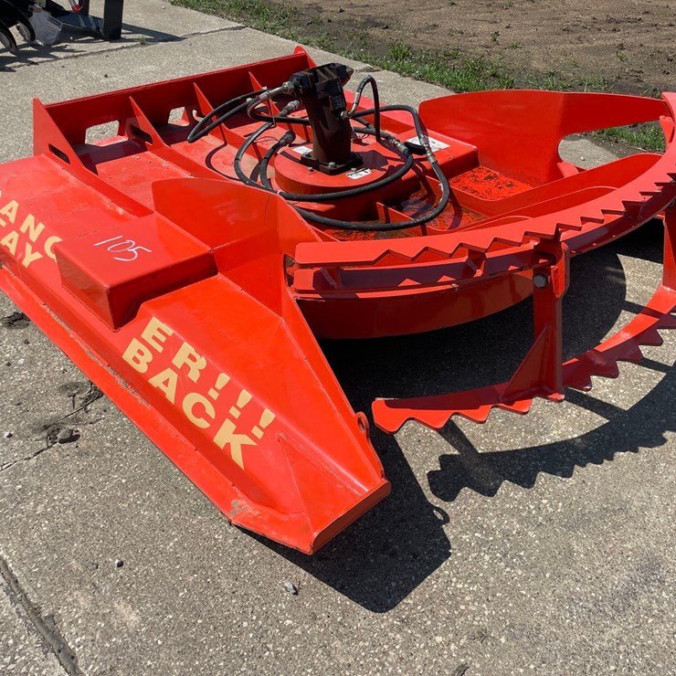 Heavy Duty 6ft Skidloader Whirly Mower
