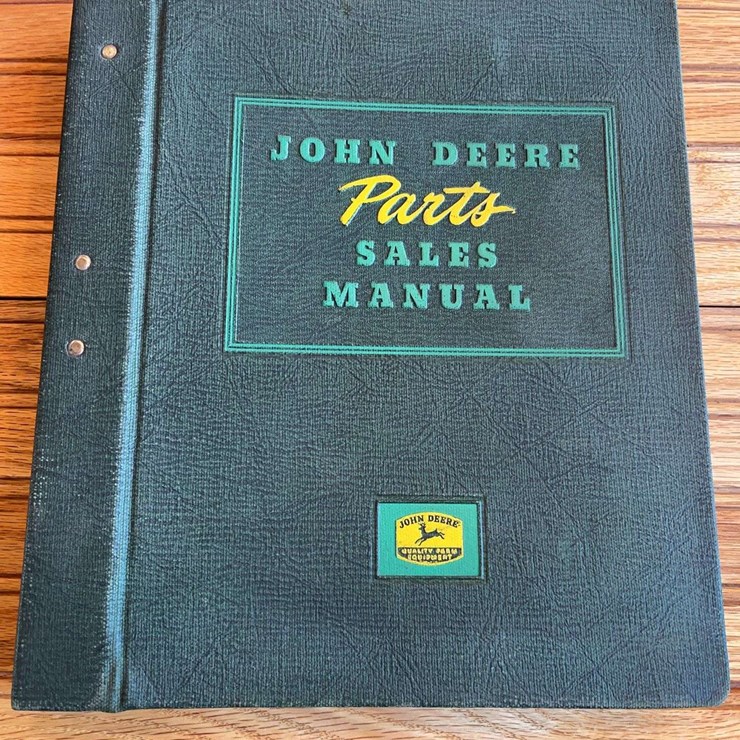 1962 John Deere Parts Sales Manual