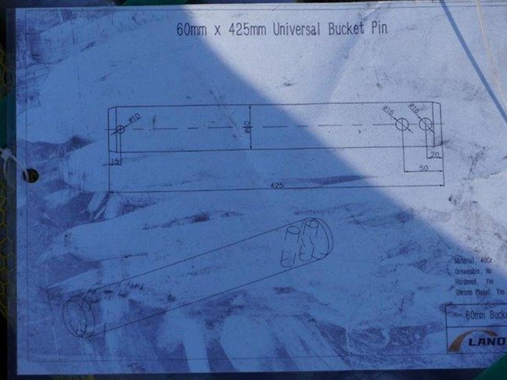 #4062-•-unused-2024-landhero-60mm-universal-bucket-pin-image-2