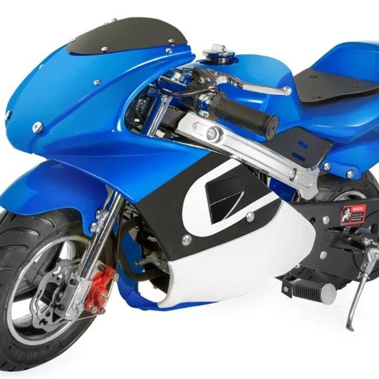 40cc Gas Pocket Bike Blue Verison