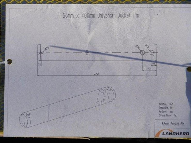 #4061-•-unused-2024-landhero-55mm-universal-bucket-pin-image-2