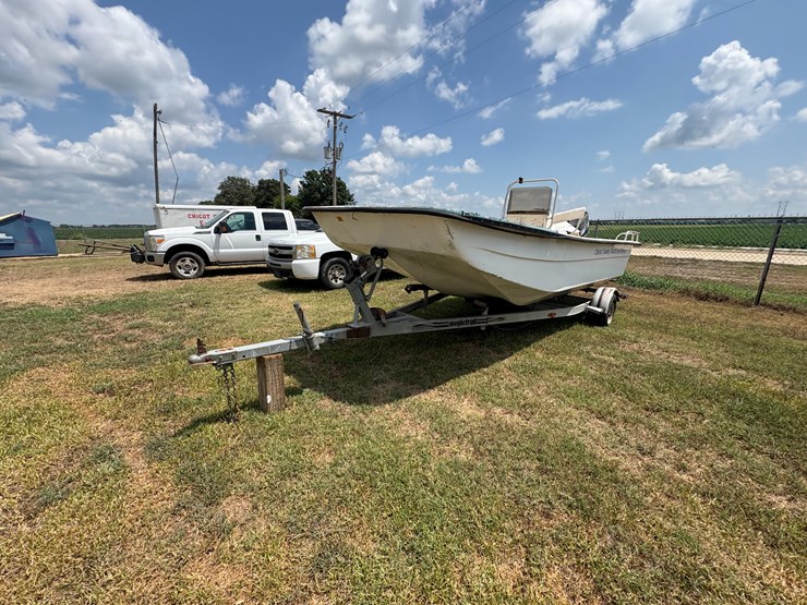 #73-•-#25994-•-carolina-boat-w/mercuy-100hp-outboard-motor-&-trailer-image-1
