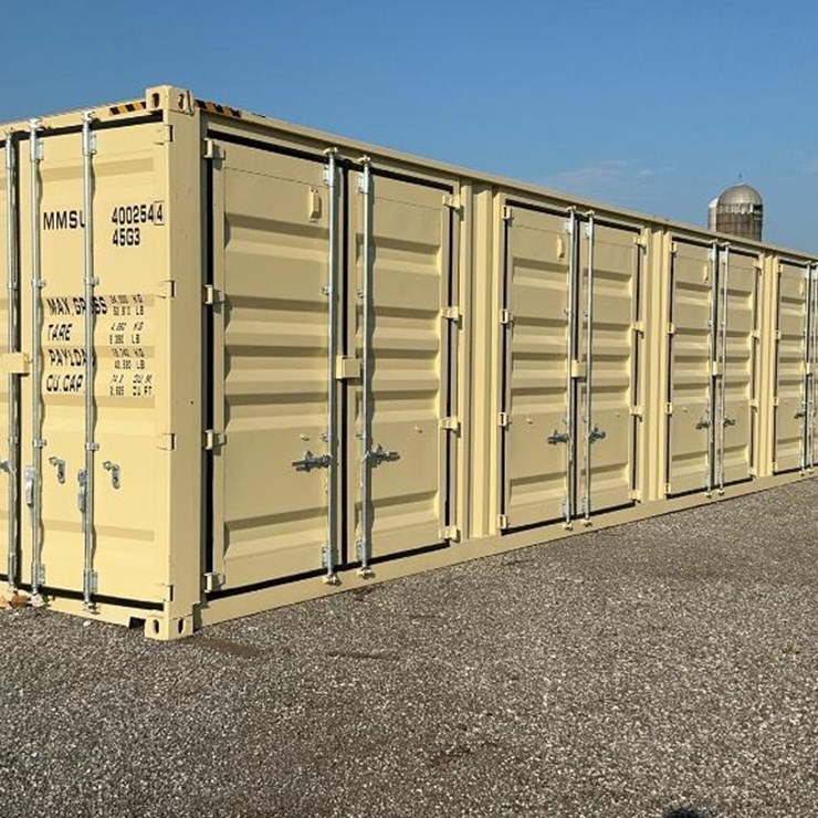 #4004 • New 40' High Cube Multi-Door Shipping Container