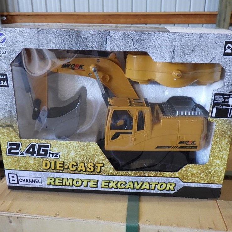 Die-Cast Remote Excavator