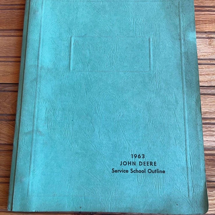 1963 John Deere Service School Outline
