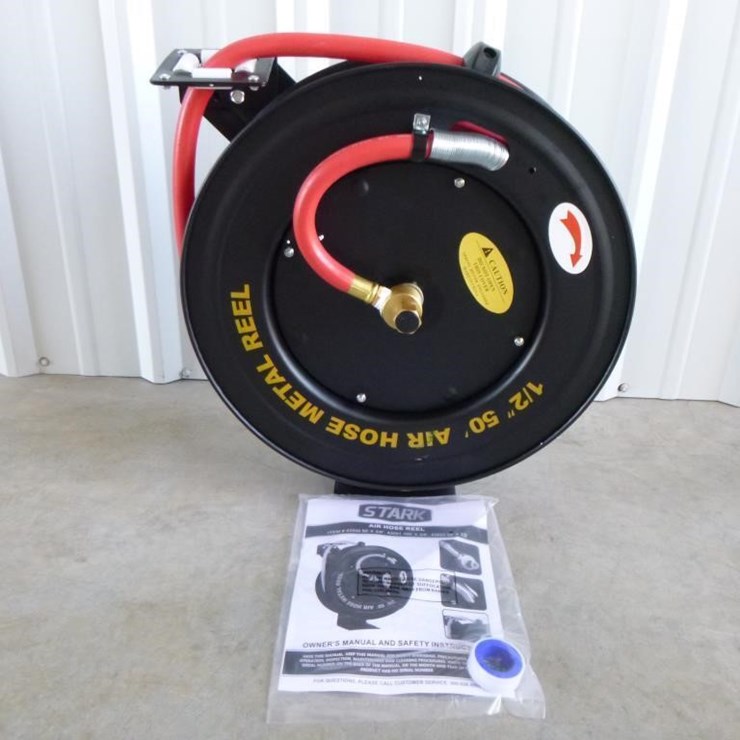 50'x1/2" Air Hose Reel w/ Hose