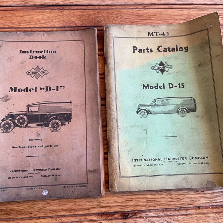 (2) International Truck Manuals