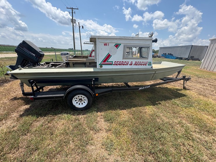 #74-•-#25995-•-17'-search-&-rescue-boat-w/75hp-outboard-motor-&-trailer-image-8