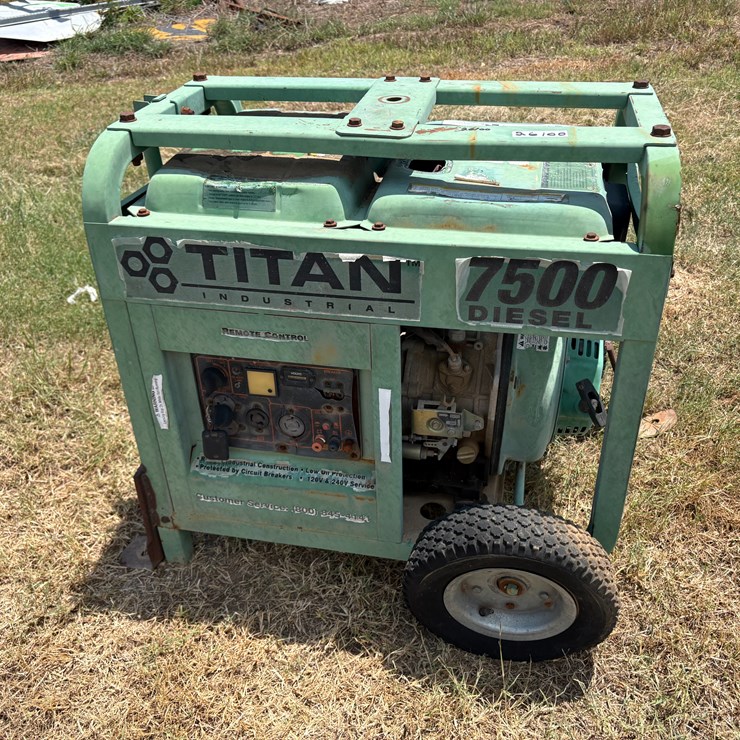 #78 • #26100 • Titan 7500 Diesel Generator