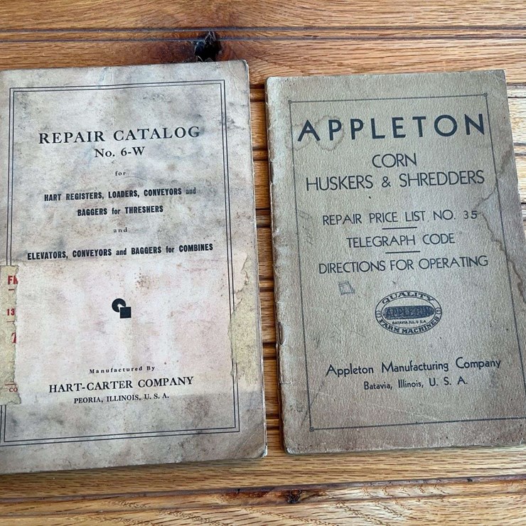 (2) Appleton + Hart-Carter Manuals
