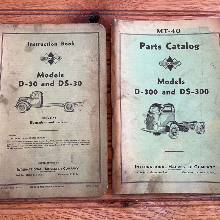 (2) International Truck Manuals
