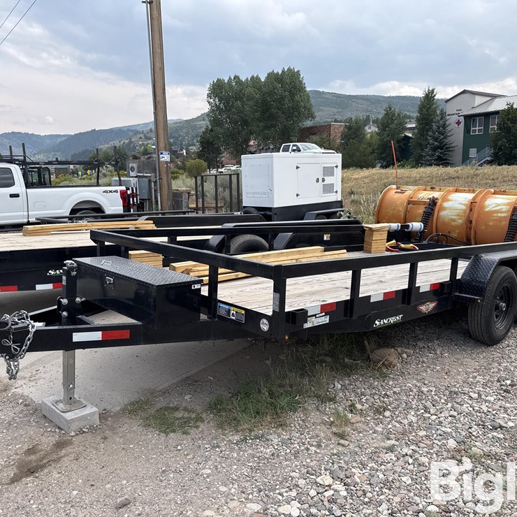 2023 Novae H&H 18' T/A Bumper Pull Utility Trailer