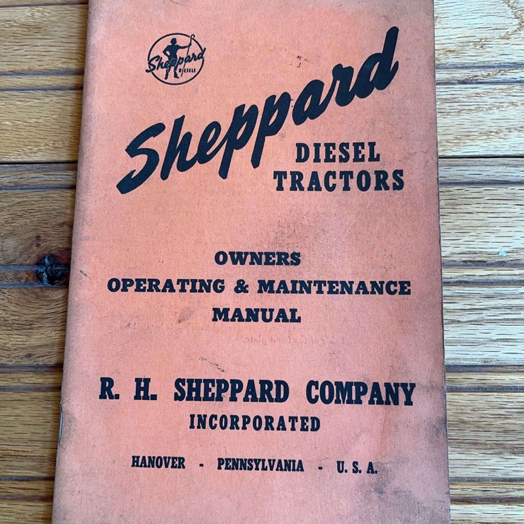 1953 Sheppard Diesel Tractor Manual