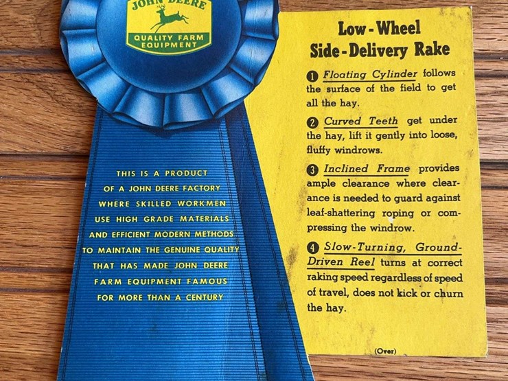 john-deere-side-delivery-rake-blue-ribbon-image-1