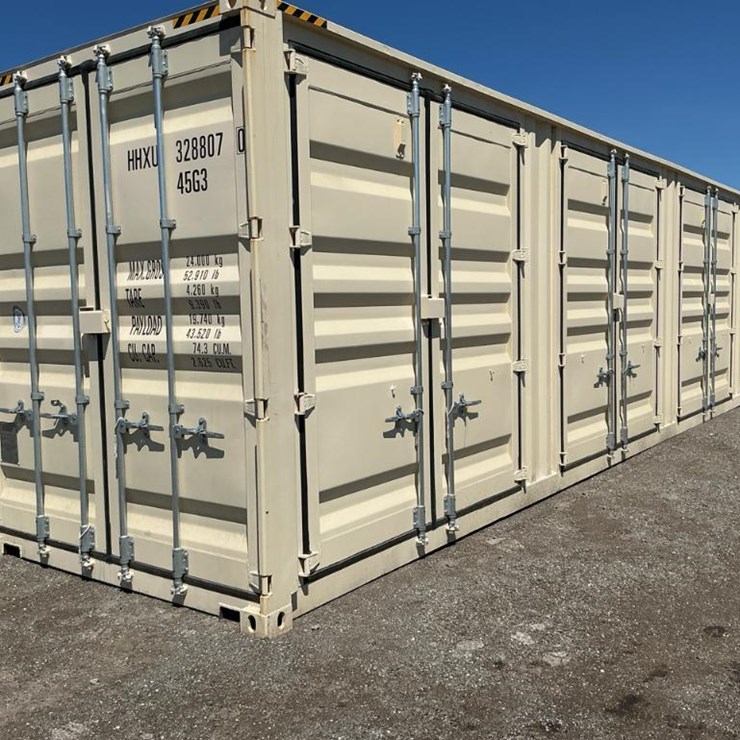 #4002 • One Trip 40' High Cube Multi-Door Shipping Container