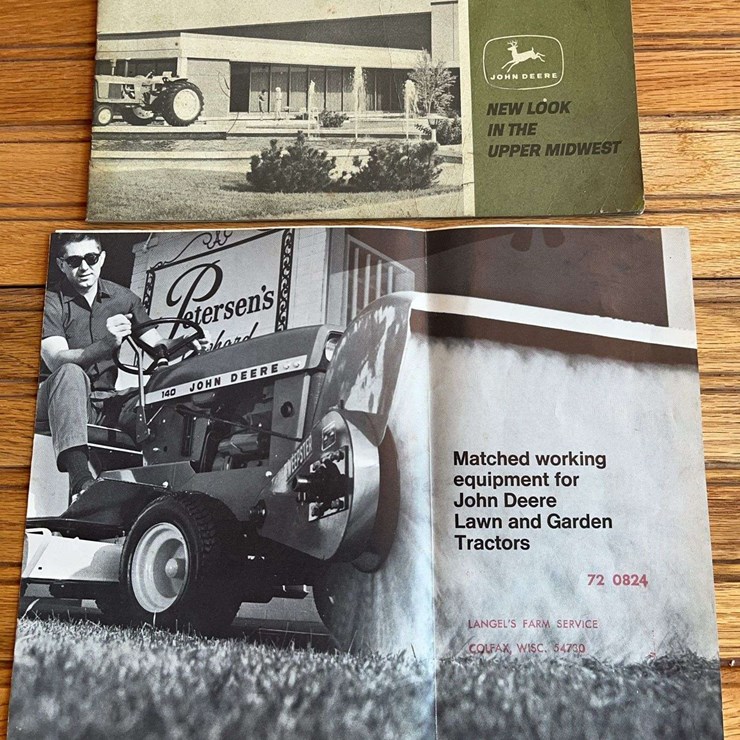 (2) John Deere Sales Literature
