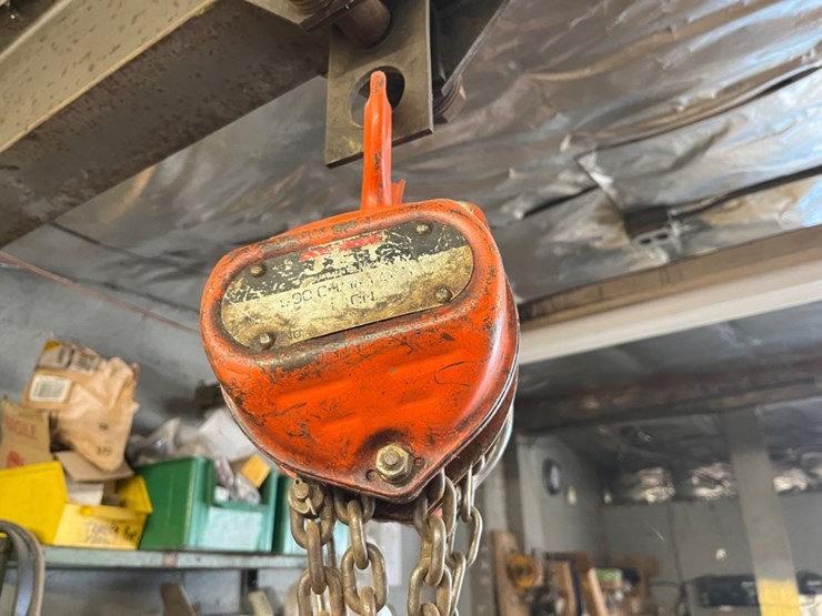 jet-l-90-1-ton-chain-hoist-w/-beam-trolley-image-2