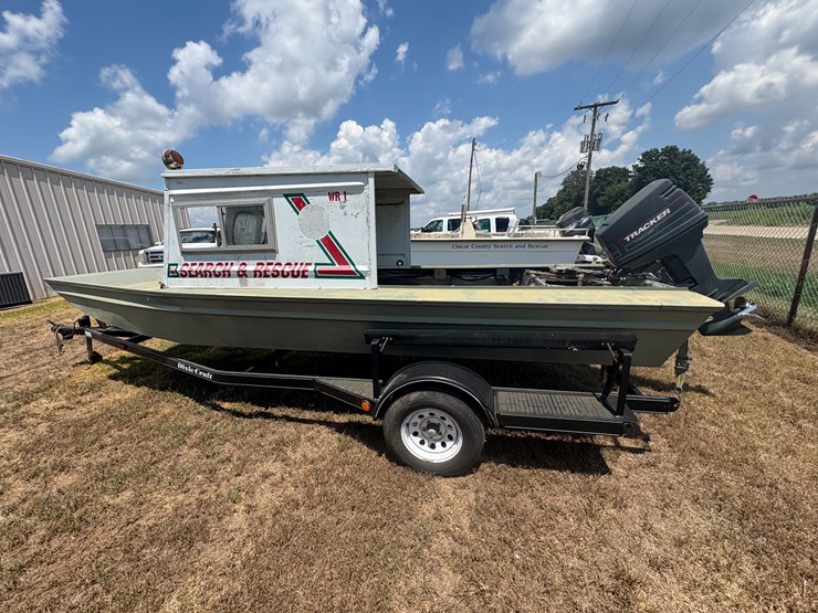 #74-•-#25995-•-17'-search-&-rescue-boat-w/75hp-outboard-motor-&-trailer-image-9