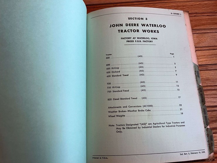(2)-john-deere-price-list-+-deere-&-webber-service-bulletins-image-6