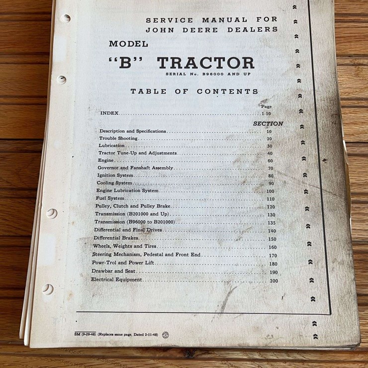 JOHN DEERE B