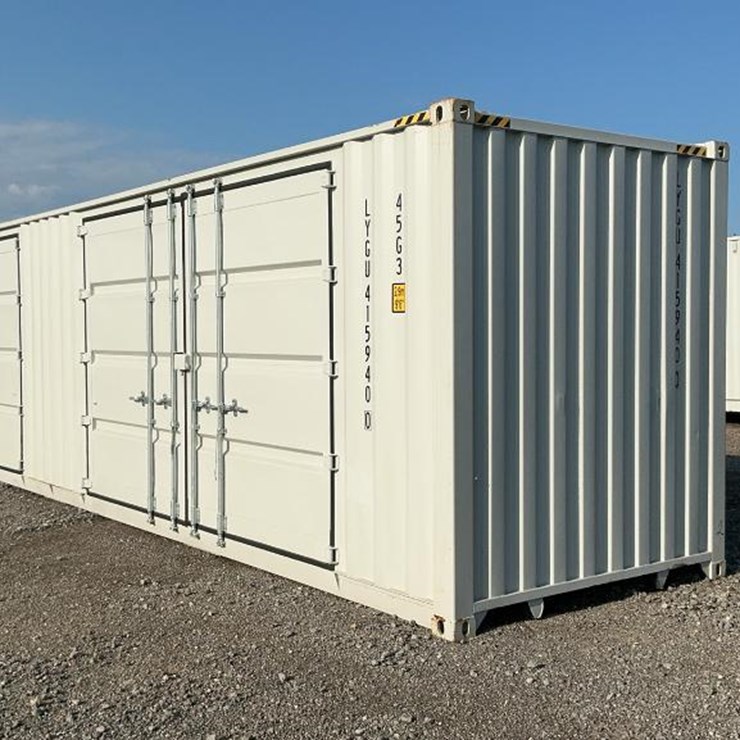 #4003 • New 40' High Cube Multi-Door Shipping Container