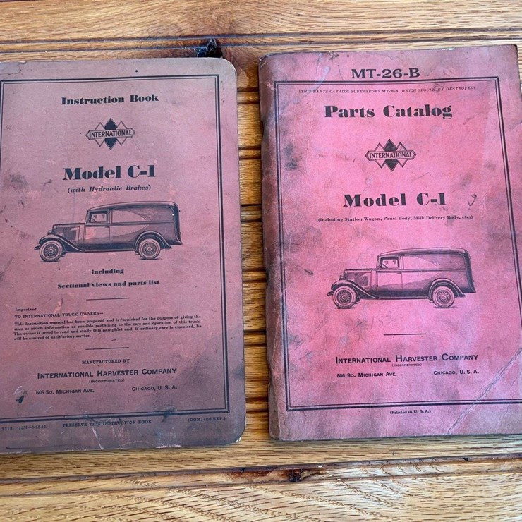 (2) International Truck Manuals
