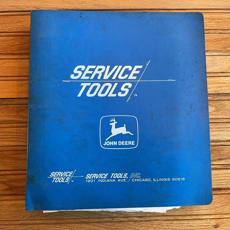 John Deere Service Tools Binder