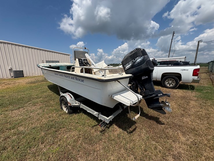 #73-•-#25994-•-carolina-boat-w/mercuy-100hp-outboard-motor-&-trailer-image-4