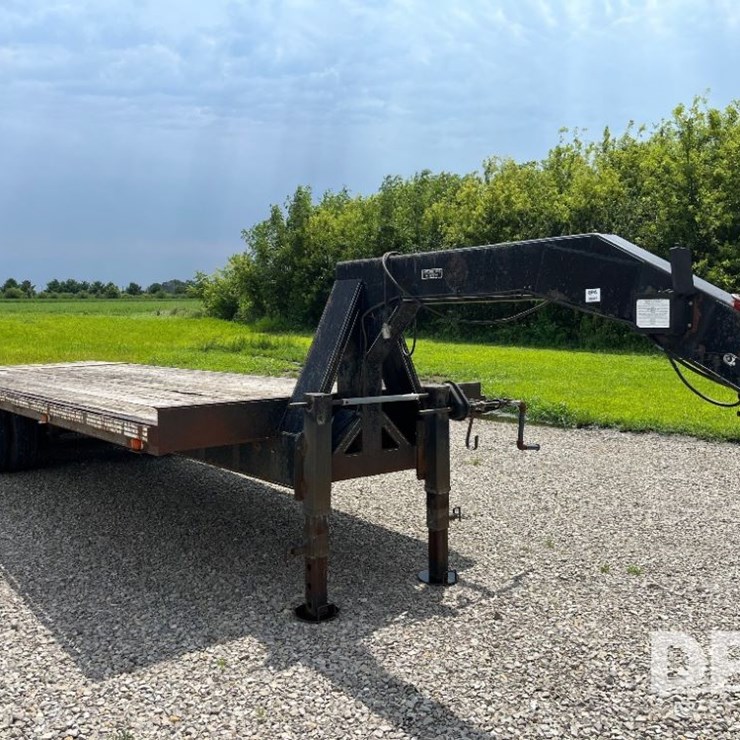 1991 Kiefer Built Gooseneck Trailer (JN2602, Unit 5018)