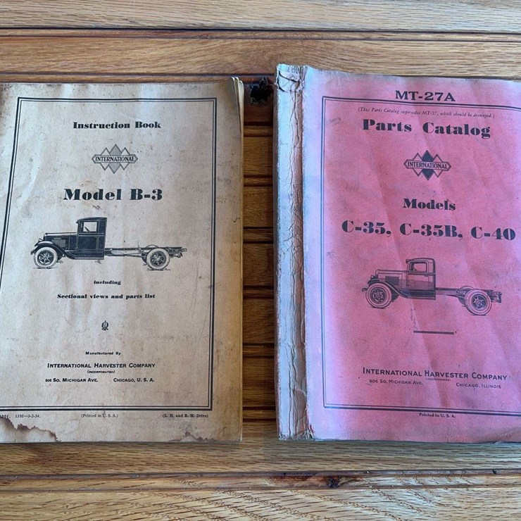 (2) International Truck Manuals