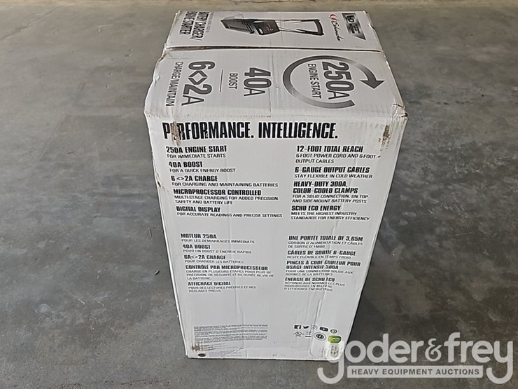 unused-250-amp,-6/12-volt-professional-roll-around-schumacher-wheel-charger-image-4