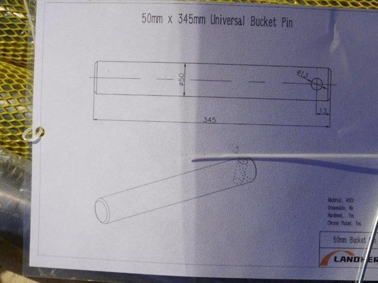 #4060-•-unused-2024-landhero-50mm-universal-bucket-pin-image-2