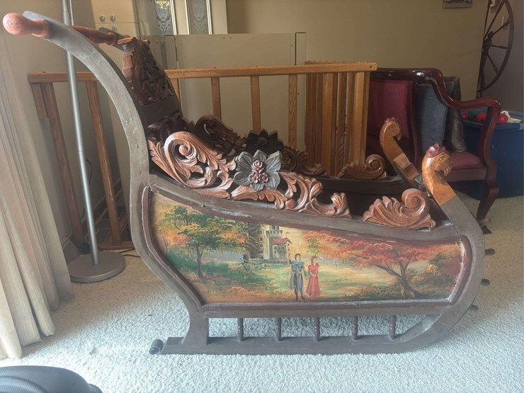 sled-with-ornate-painting-image-2