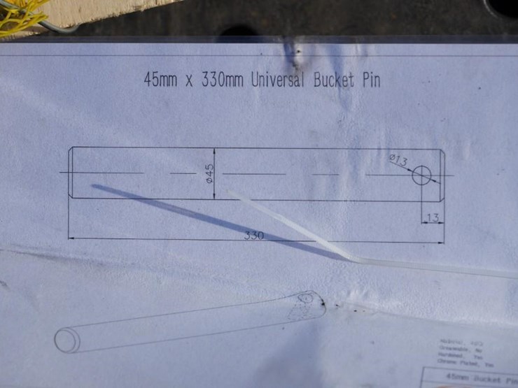 #4059-•-unused-2024-landhero-45mm-universal-bucket-pin-image-2