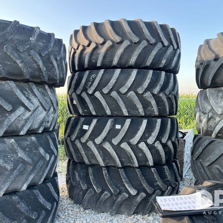 (4) Goodyear Flotation Tires/Rims (JN2637, Unit 460907)