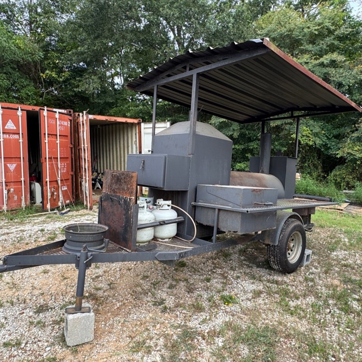 HOME MADE SMOKER / FRYER TRAILER