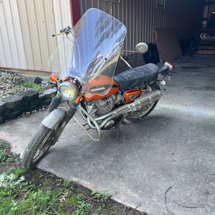 1971 Honda 450 Motorcycle