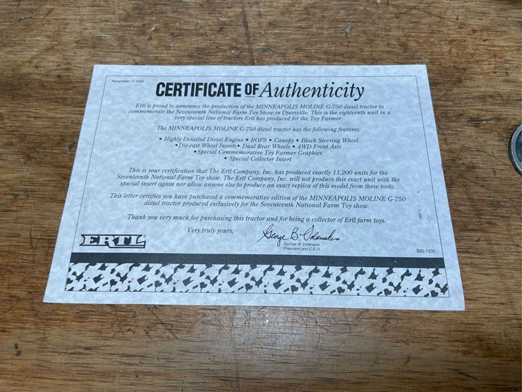 1/16-mm-g750-1994-nfts-nib-ertl-image-2