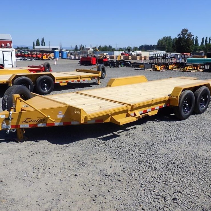 2025 Delta 7'x20' T/A Tilt Deck Trailer