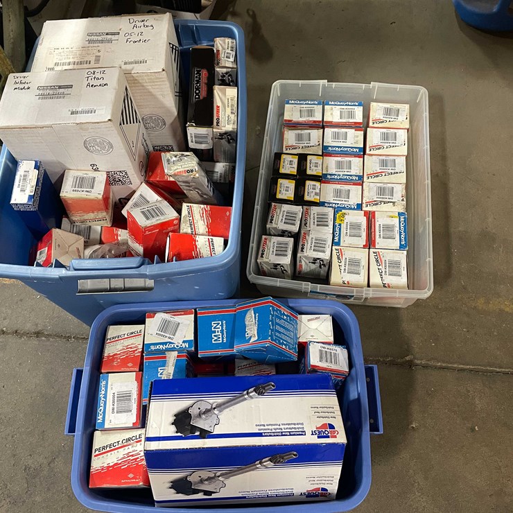 #2111 • (3) Totes Of Misc. Auto Parts (PR10)