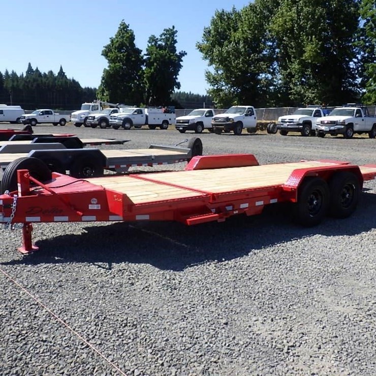 2025 Delta 7'x20' T/A Tilt Deck Trailer