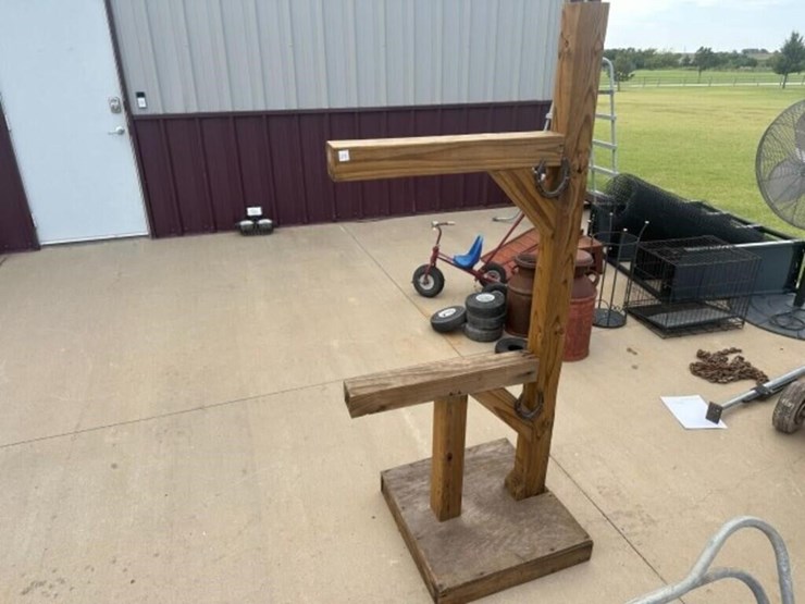 wooden-double-saddle-rack-image-1