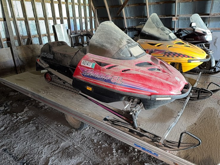 skidoo-formula-sl-500-snowmobile-w/-1,268-miles,-trailer-sold-seperate-image-1