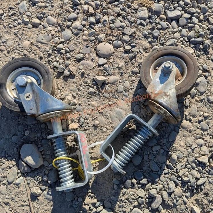 2- Caster Wheels w/ Springs