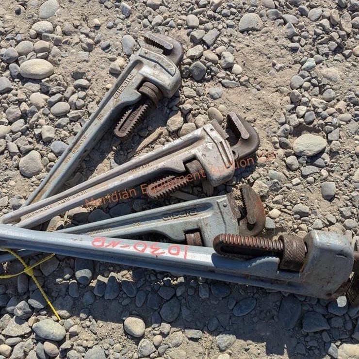 4- Ridgid Aluminum Pipe Wrenches