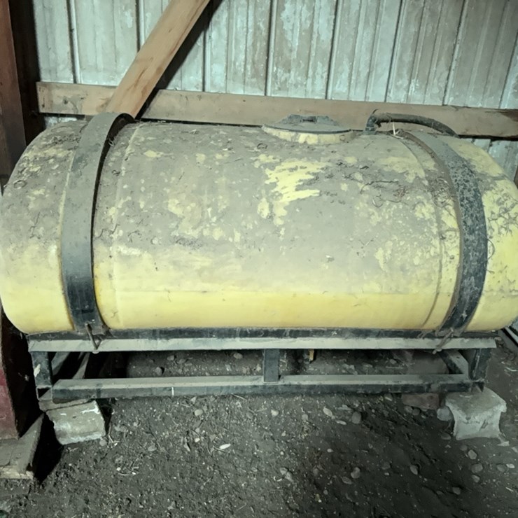 300 Gallon Poly Tank On Iron Base