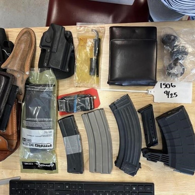 Closet- Misc Gun Parts and Supplies